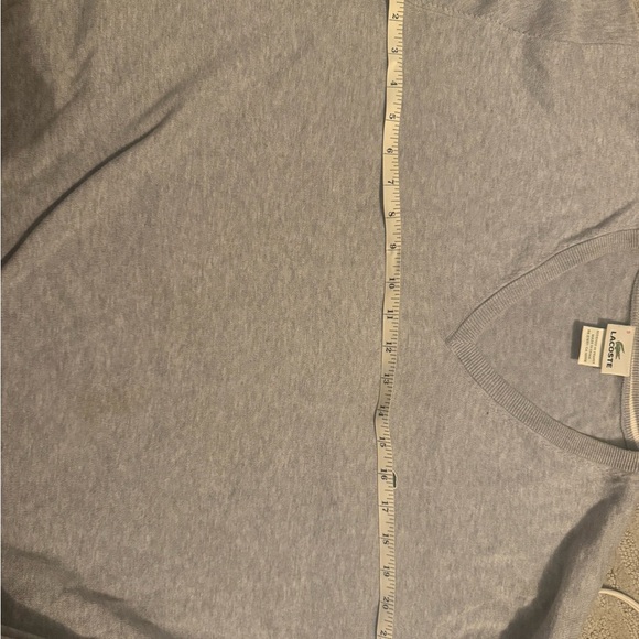 Men's Cotton V-Neck Sweater Size XXL Gray - Picture 7 of 7